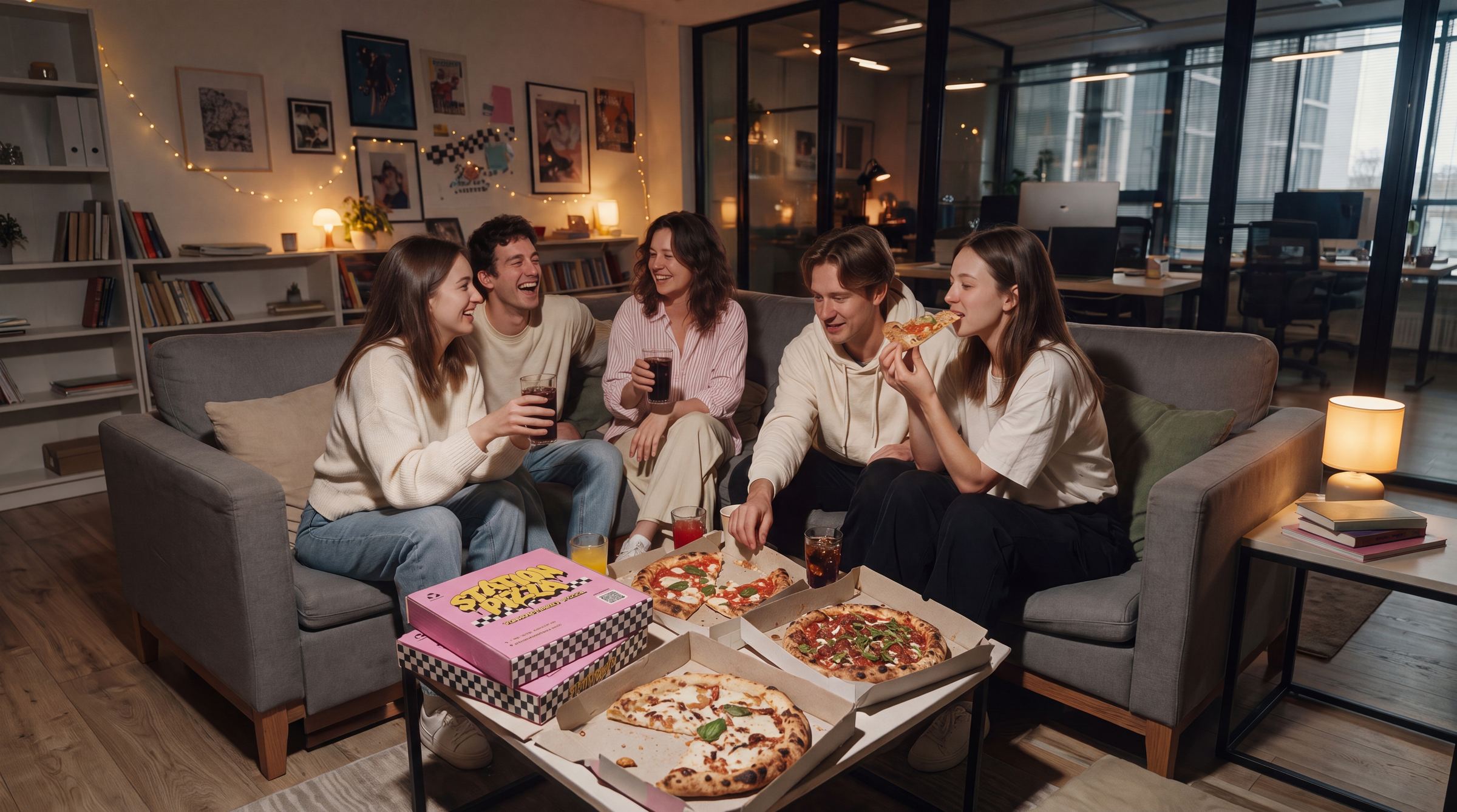 Команда за пиццей Station Pizza